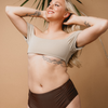 Camilla Bikini Crop Top — Versatile Sleeves & Fashion-Forward Fit