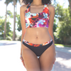 Becca Bikini Bottoms – Brazilian Cut with Color Block Design
